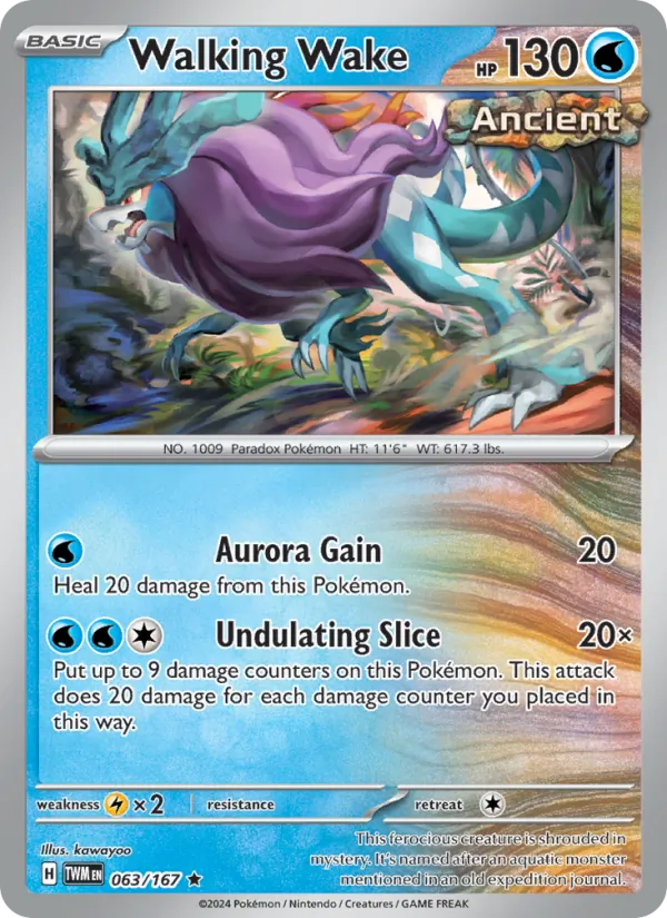 Walking Wake card