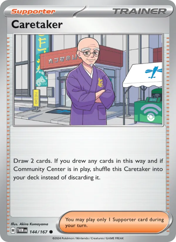 Caretaker card