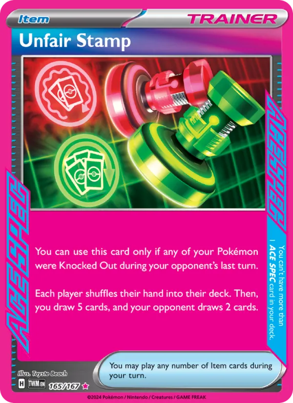 Unfair Stamp card