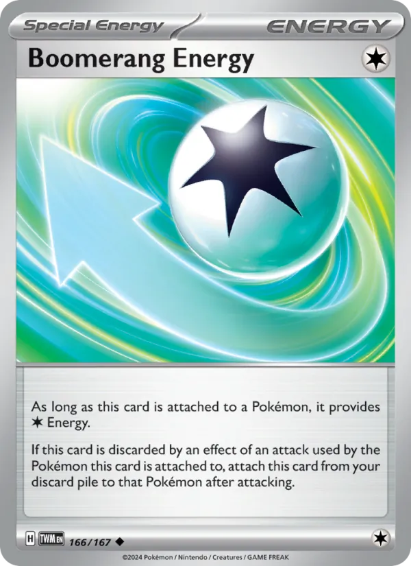 Boomerang Energy card
