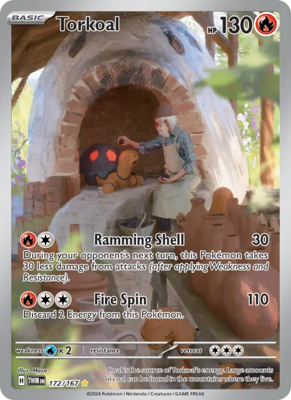 Torkoal Pokémon card