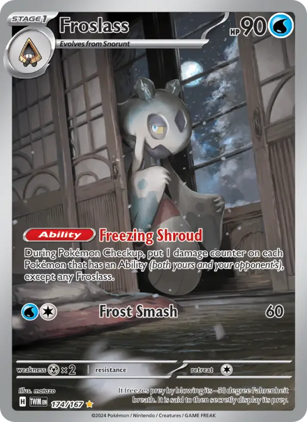 Froslass Pokémon card