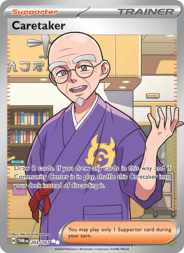 Caretaker Pokémon card