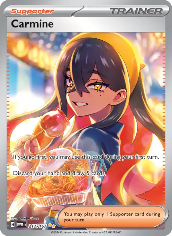 Carmine Pokémon card