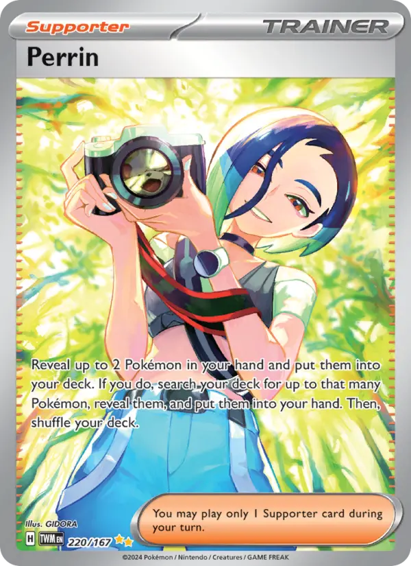 Perrin Pokémon card