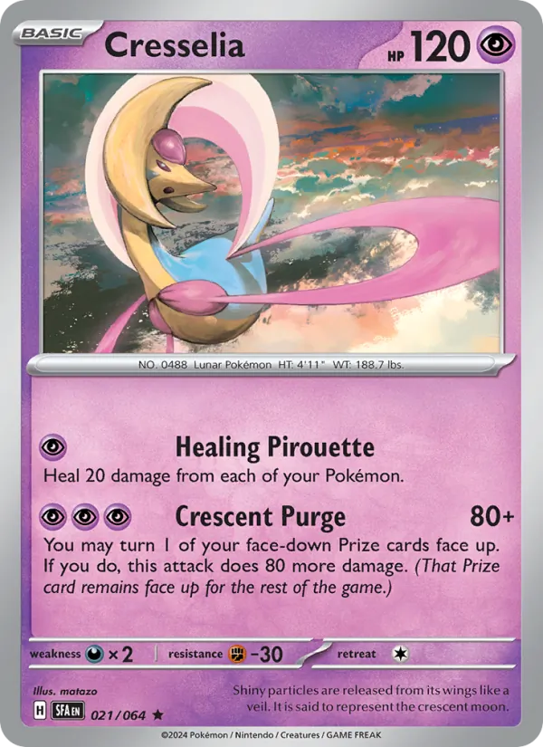 Cresselia Pokémon card