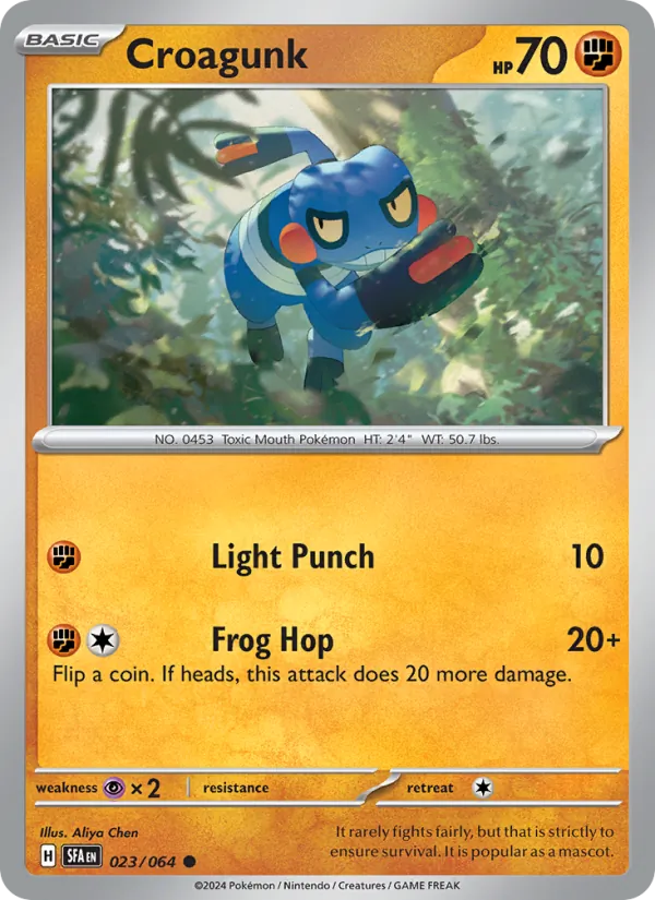 Croagunk Pokémon card