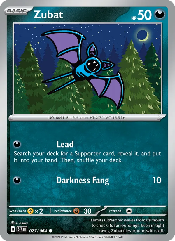 Zubat Pokémon card