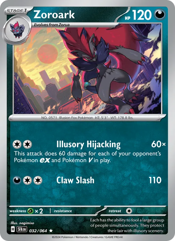Zoroark Pokémon card
