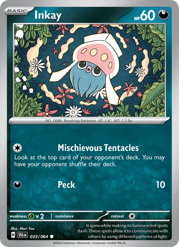 Inkay Pokémon card