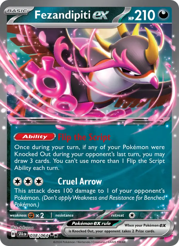 Fezandipiti ex Pokémon card
