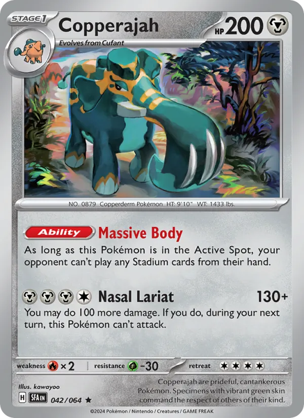 Copperajah Pokémon card
