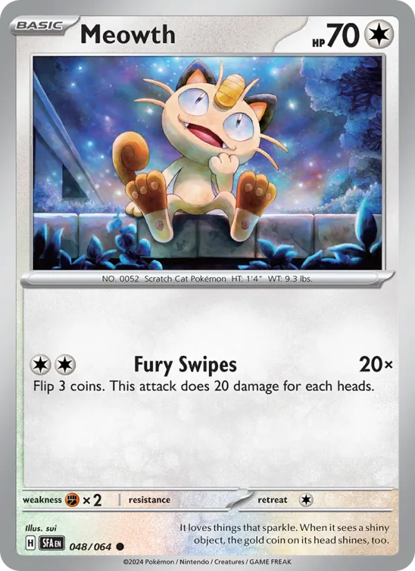 Meowth Pokémon card