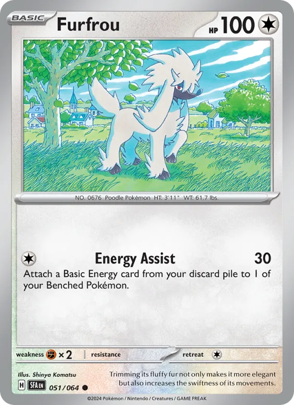 Furfrou Pokémon card