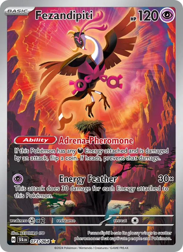 Fezandipiti Pokémon card