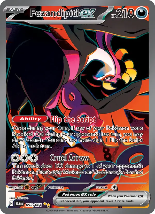 Fezandipiti ex Pokémon card