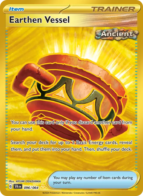 Earthen Vessel Pokémon card