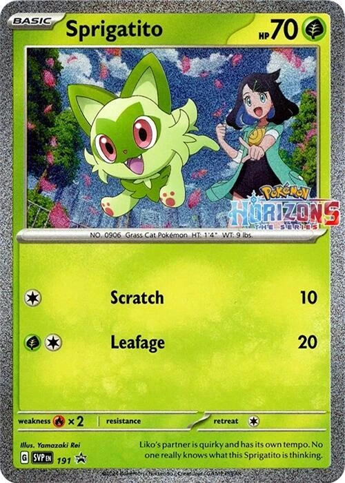 Sprigatito Pokémon card