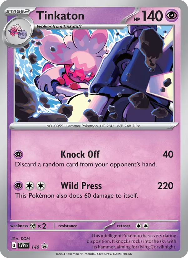 Tinkaton Pokémon card