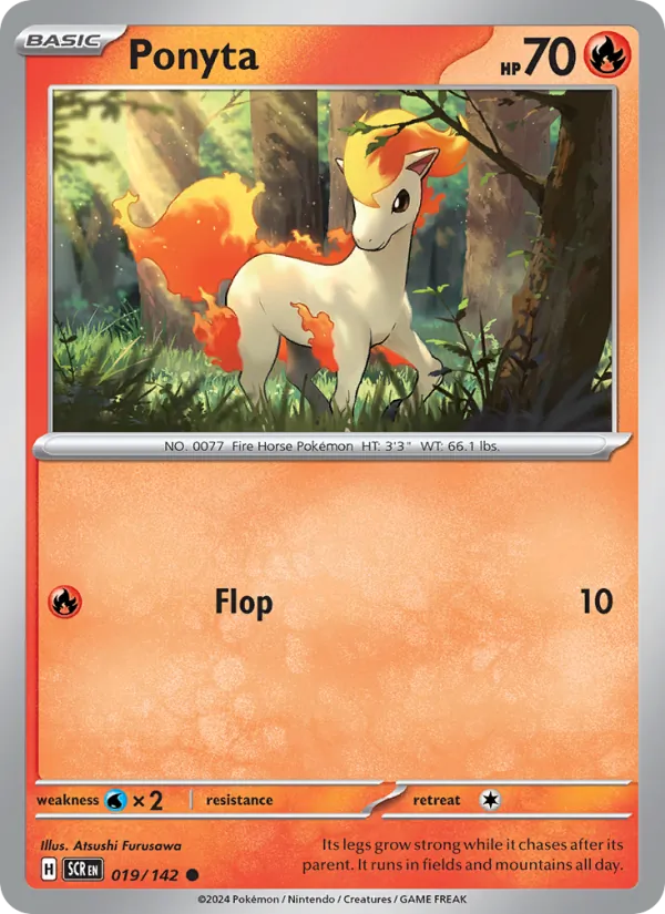Ponyta Pokémon card