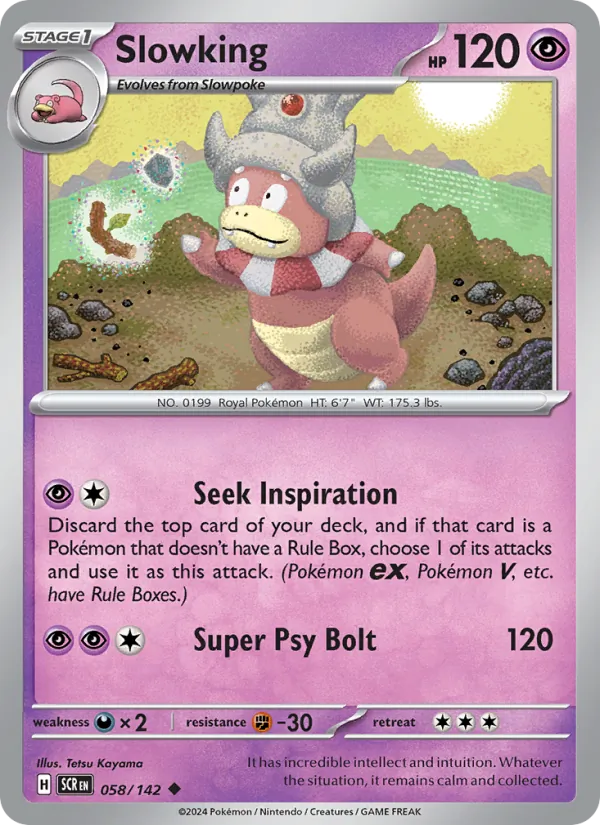 Slowking Pokémon card