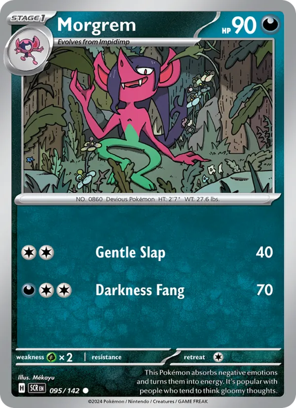 Morgrem Pokémon card