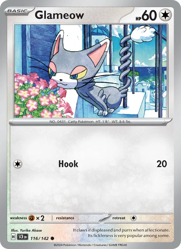 Glameow Pokémon card
