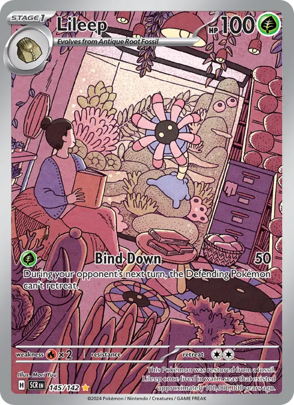Lileep Pokémon card
