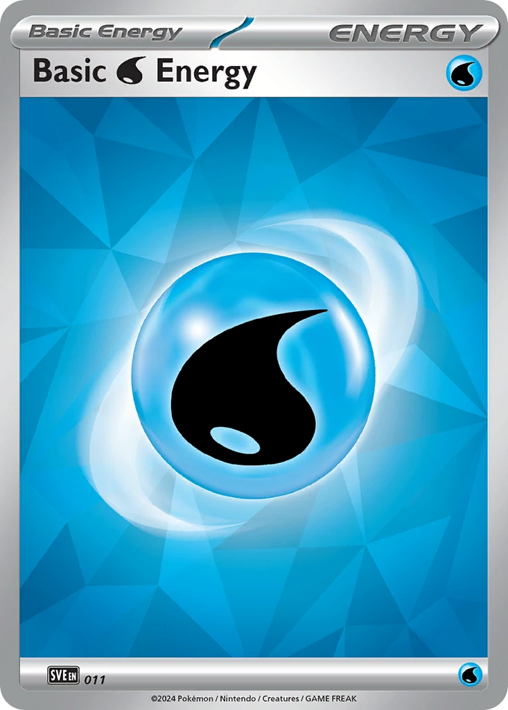 Water Energy Pokémon card
