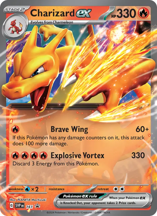 Charizard ex Pokémon card