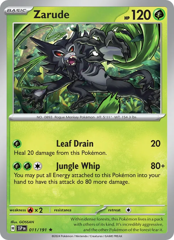 Zarude card