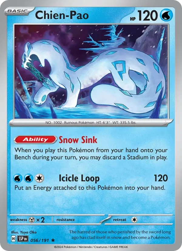 Chien-Pao Pokémon card