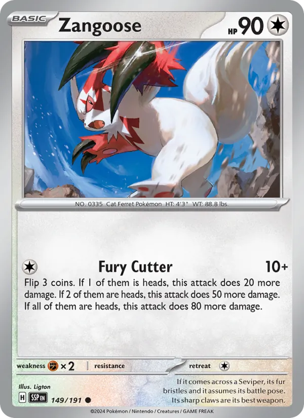 Zangoose card