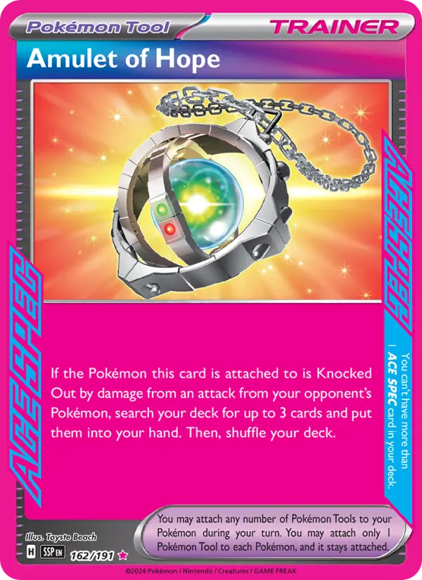 Amulet of Hope Pokémon card