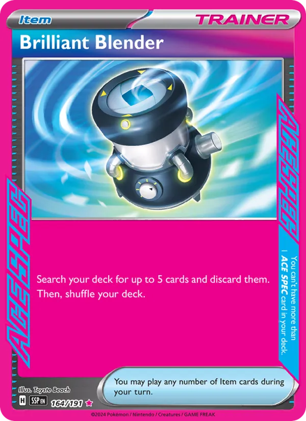 Brilliant Blender card