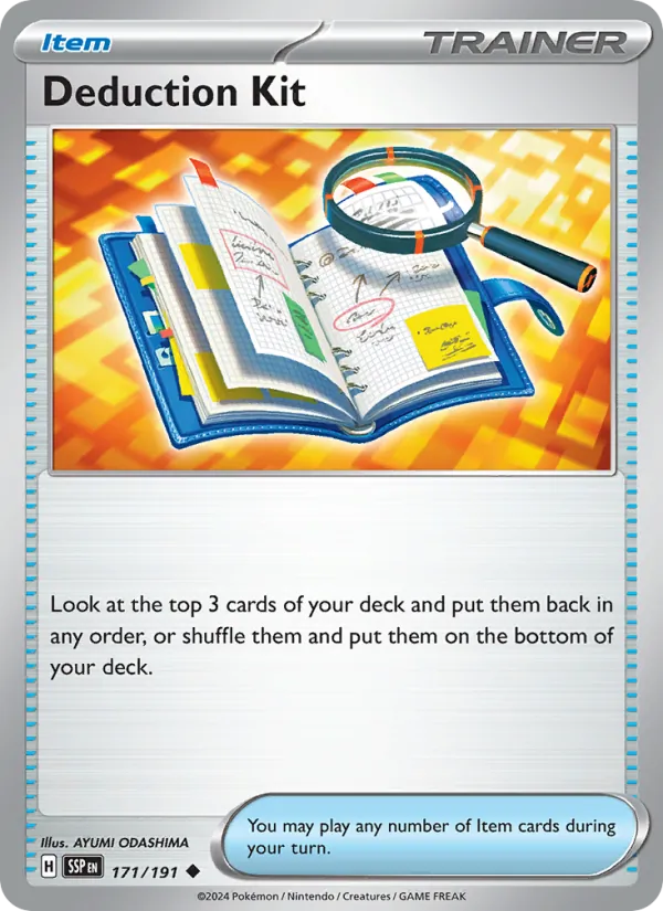 Deduction Kit card