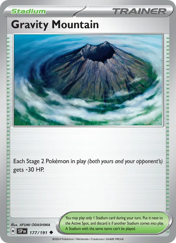 Gravity Mountain card