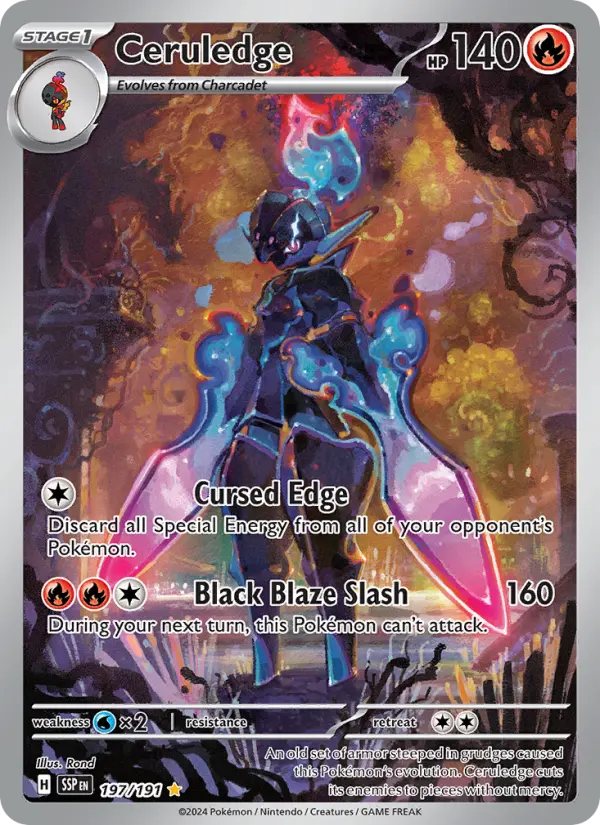 Ceruledge Pokémon card