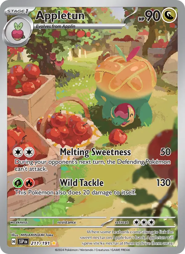 Appletun Pokémon card