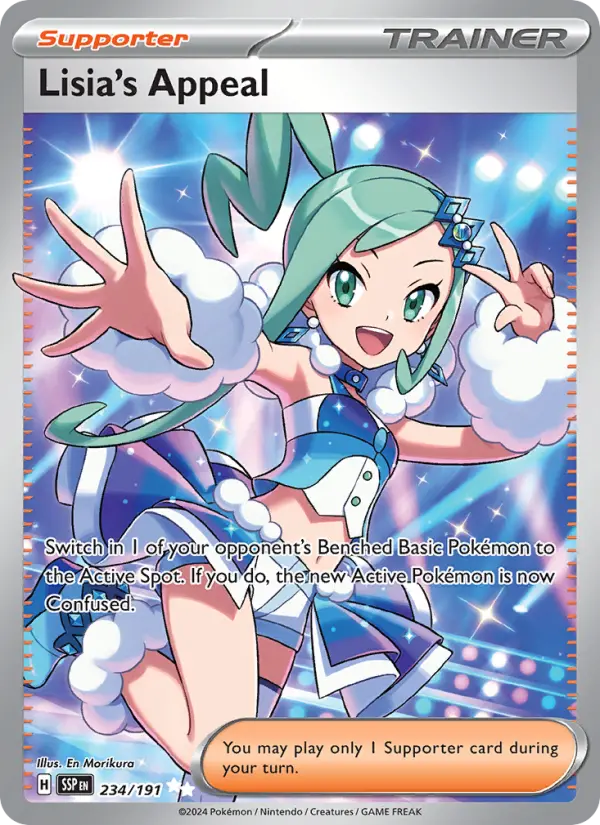 Lisia's Appeal Pokémon card