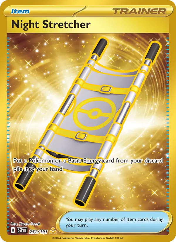 Night Stretcher Pokémon card