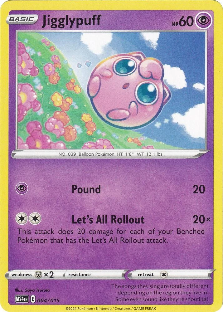 Jigglypuff Pokémon card