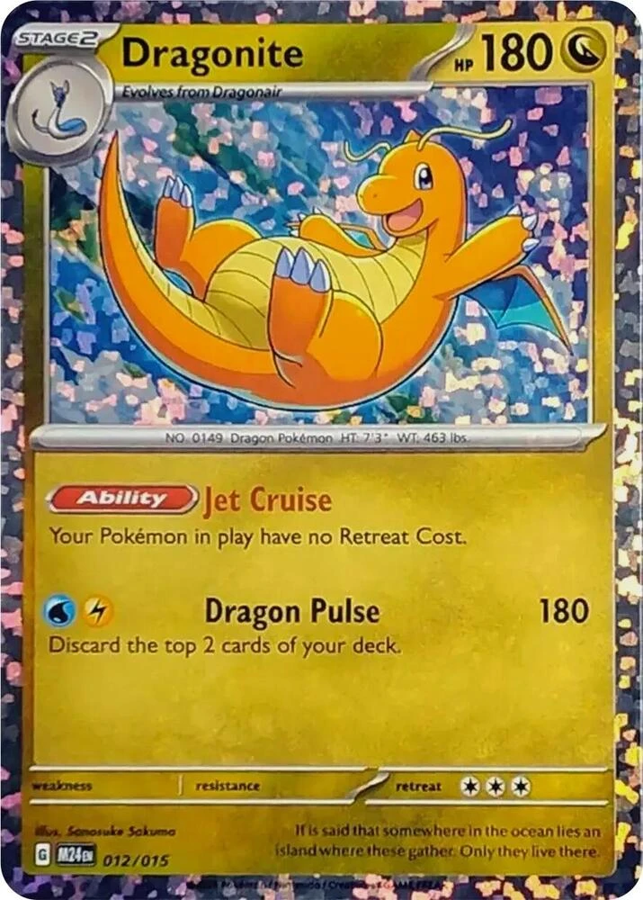 Dragonite Pokémon card