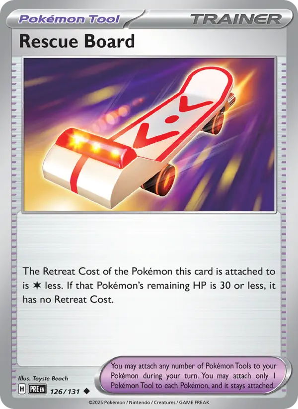 Rescue Board Pokémon card