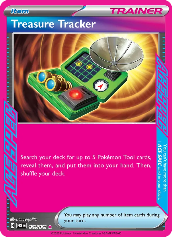 Treasure Tracker card