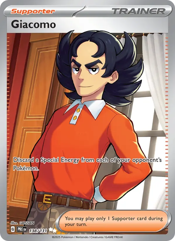Giacomo Pokémon card