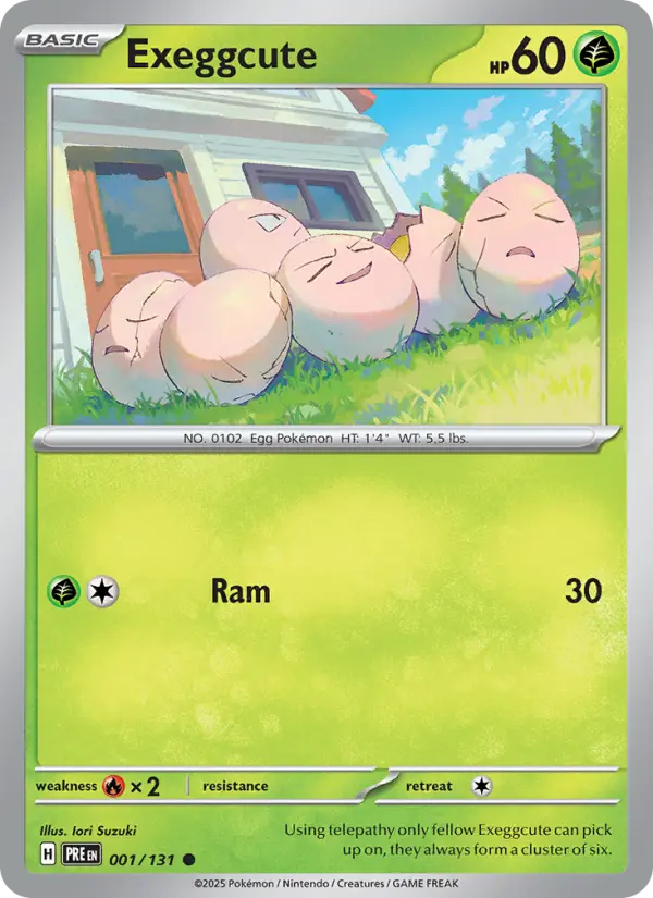 Exeggcute Pokémon card