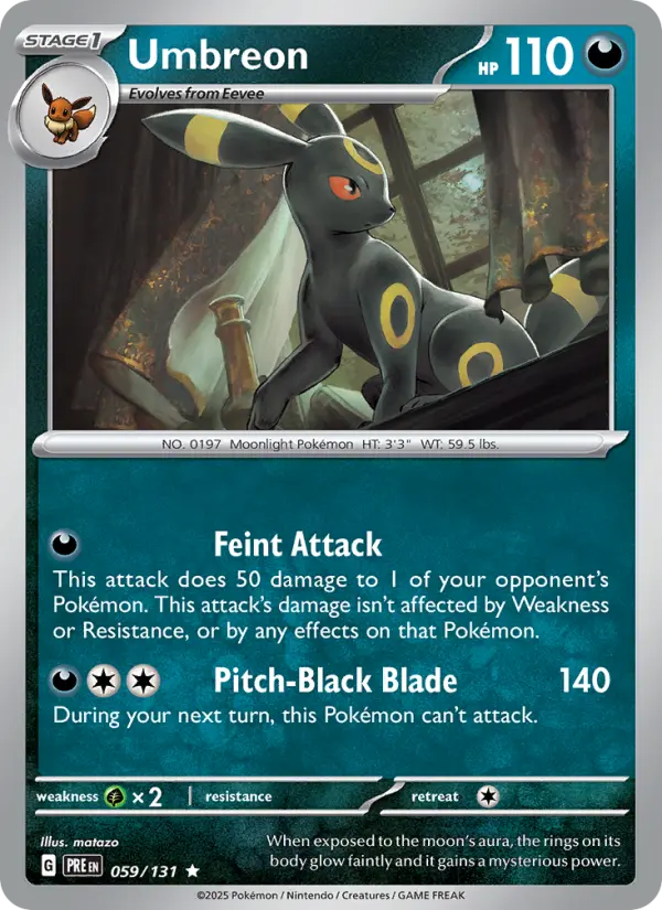 Umbreon Pokémon card