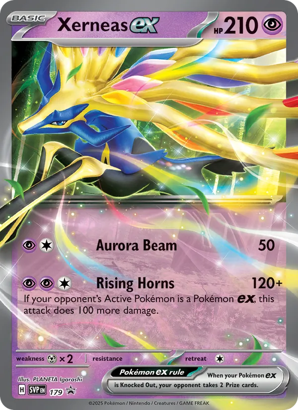 Xerneas ex Pokémon card