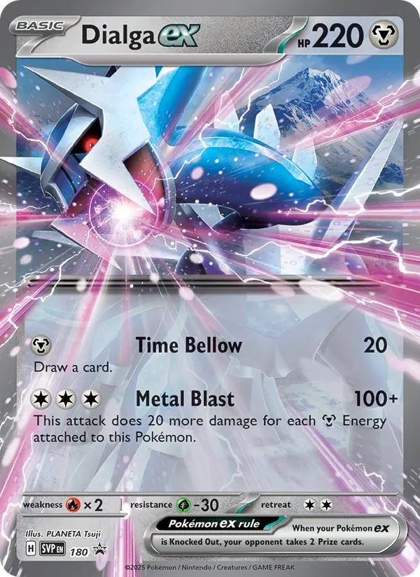 Dialga ex Pokémon card